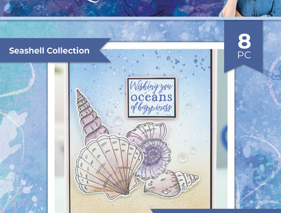 Sara Signature - Enchanted Ocean - Stamp and Die - Sea Shell Collection