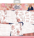 Sara Signature Floral Elegance 8” x 8” Foil Transfers