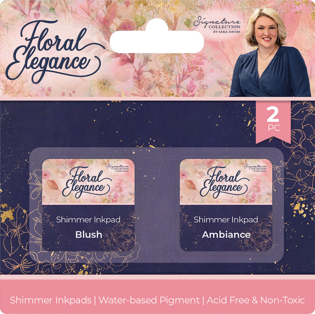 Sara Signature Floral Elegance Shimmer Inkpads