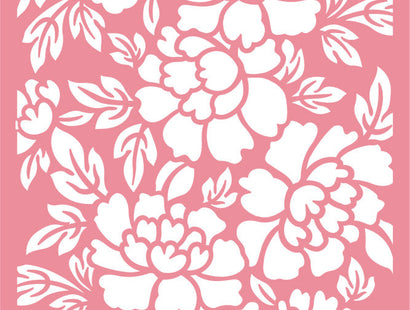 Sara Signature Floral Elegance 4” x 6” Stencil – Perfect Peonies