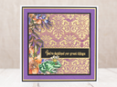 Sheena Douglass Crystal Visions 2D Embossing Folder 5.5” x 5.5” - Elegant Damask