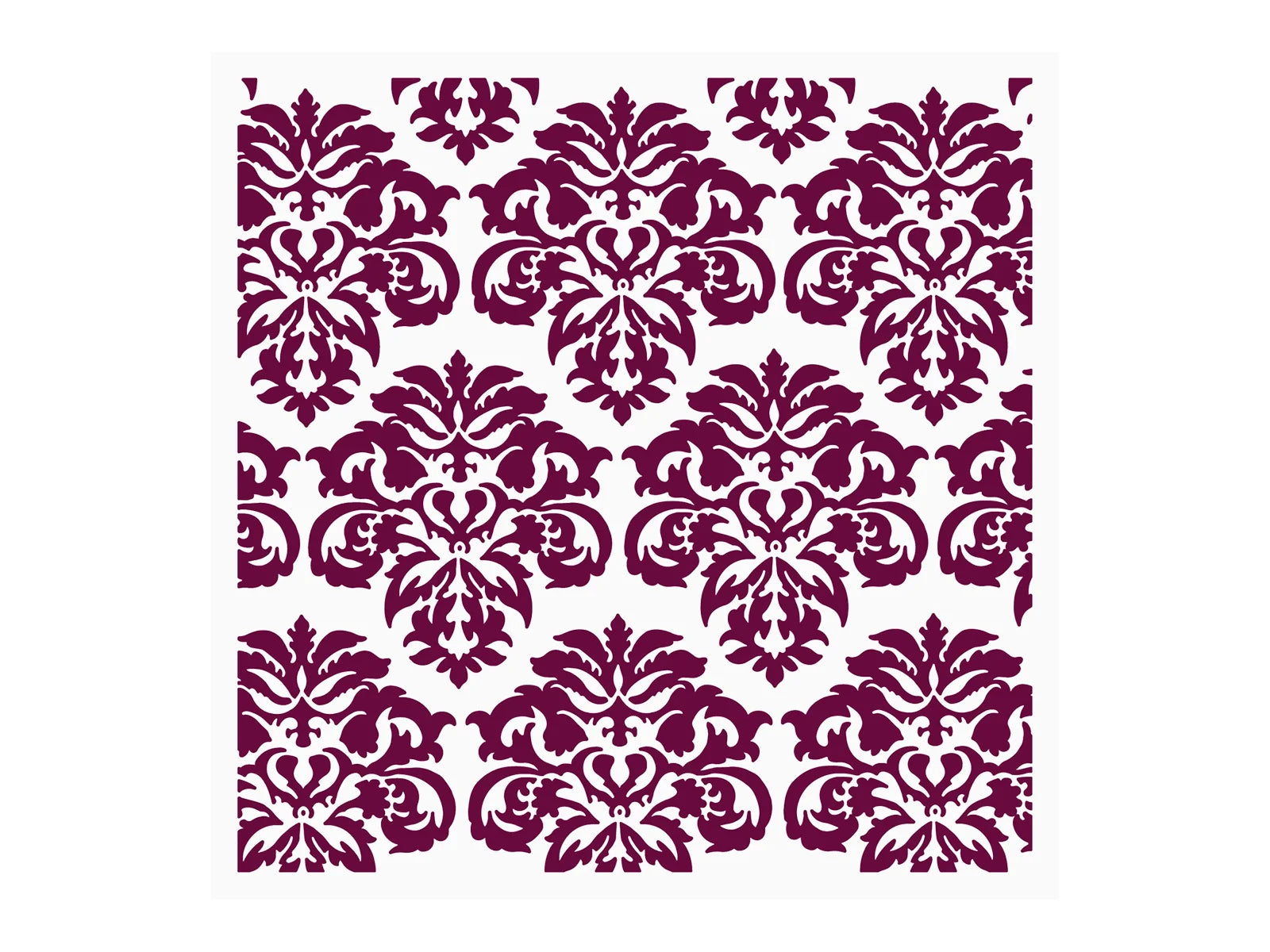 Sheena Douglass Crystal Visions 2D Embossing Folder 5.5” x 5.5” - Elegant Damask