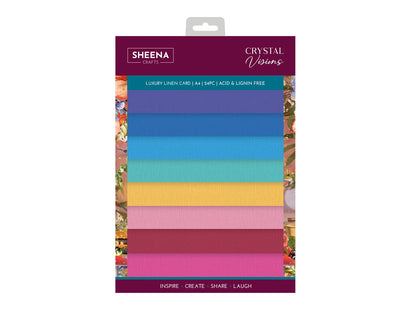 Sheena Douglass Crystal Visions Luxury Linen Cardstock  - A4