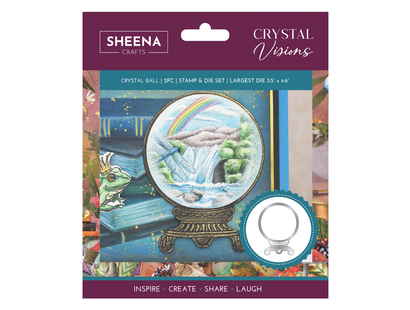 Sheena Douglass Crystal Visions Metal Die - Crystal Ball