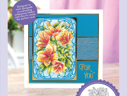 Sheena Douglass In the Frame Bold Florals Photopolymer Stamp - Luscious Lilies