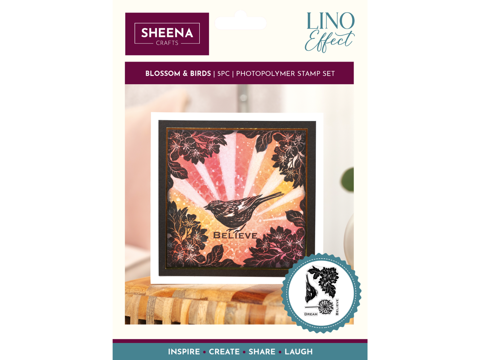 Sheena Douglass Bold Lino Stamps Collection