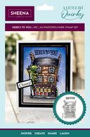 Sheena Douglass Photopolymer Stamp - Here's to You!