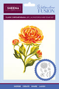 Sheena Douglass Watercolour Fusion Photopolymer Stamp - Classic Chrysanthemum