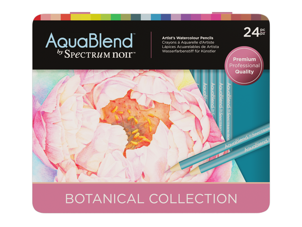 Botanical Aquablend Watercolour Pencil Set - 24 Pack - Spectrum Noir