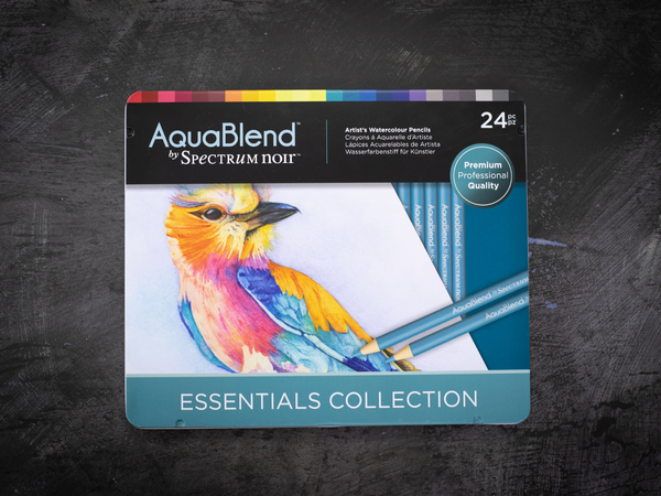 Essential Aquablend Watercolour Pencil Set - 24 Pack - Spectrum Noir