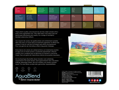 Landscape Aquablend Watercolour Pencil Set - 24 Pack - Spectrum Noir