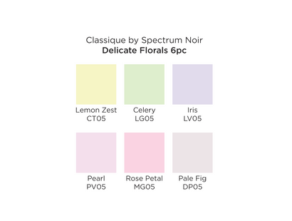 Spectrum Noir Classique (6PC) - Delicate Florals