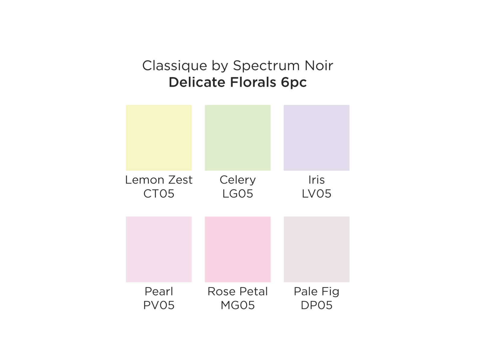 Spectrum Noir Classique (6PC) - Delicate Florals