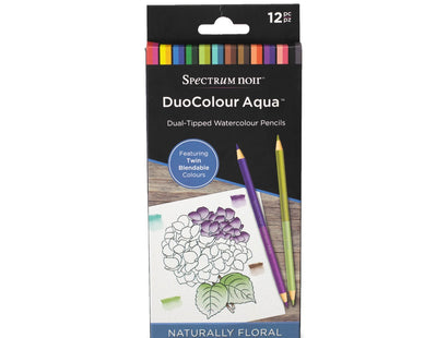 Spectrum Noir DuoColour Aqua Pencils - Naturally Floral