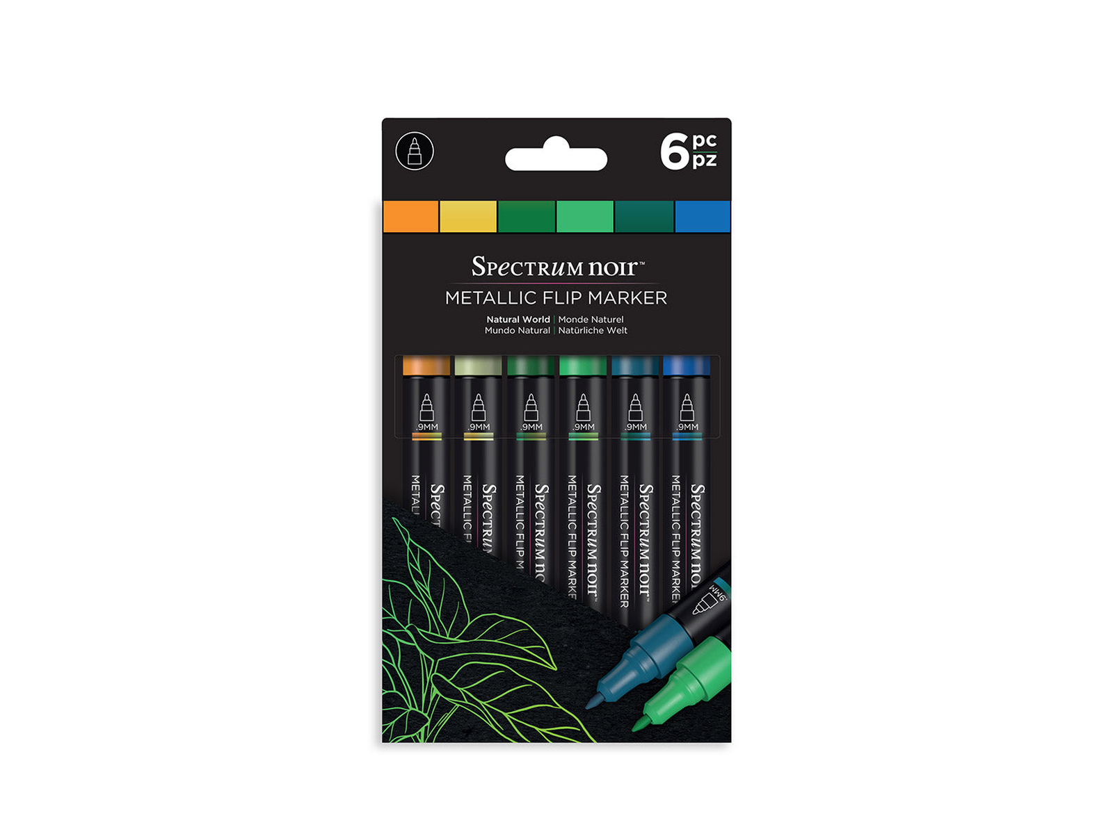 Spectrum Noir - Metallic Flip Marker (6PC)-Natural World