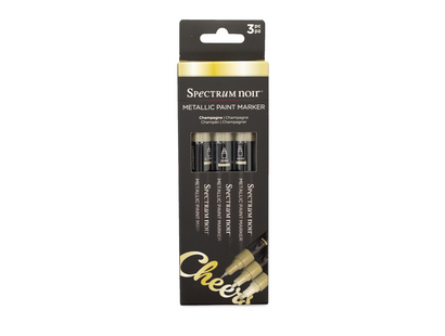 Spectum Noir-Metallic Paint Marker (3PC) - Champagne