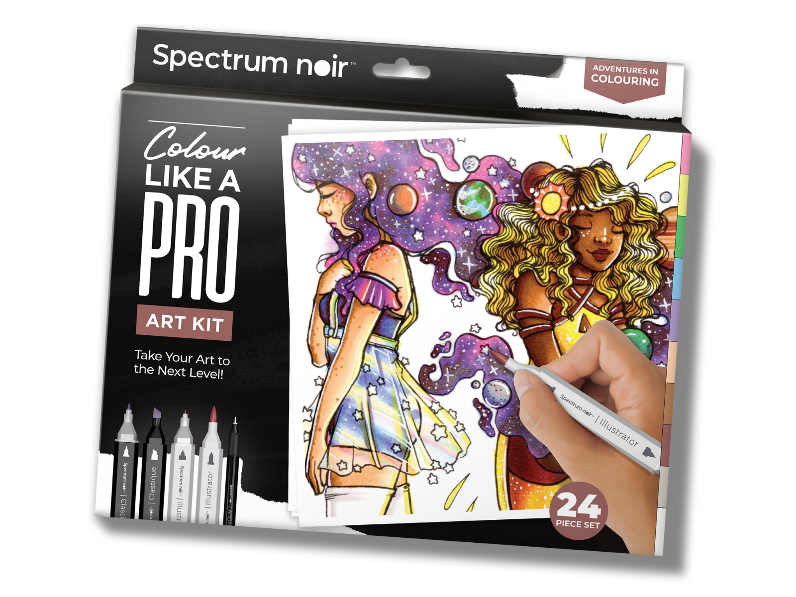 Adventures in Colouring Pro Art Colouring Kit - Spectrum Noir