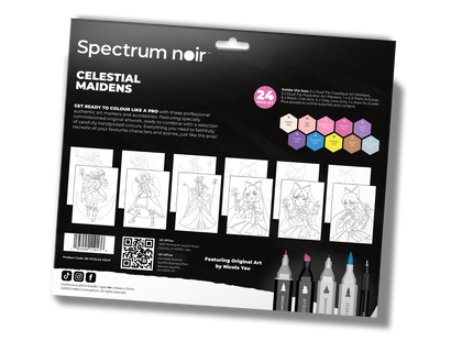 Celestial Maidens Pro Fan Art Colouring Kit - Spectrum Noir