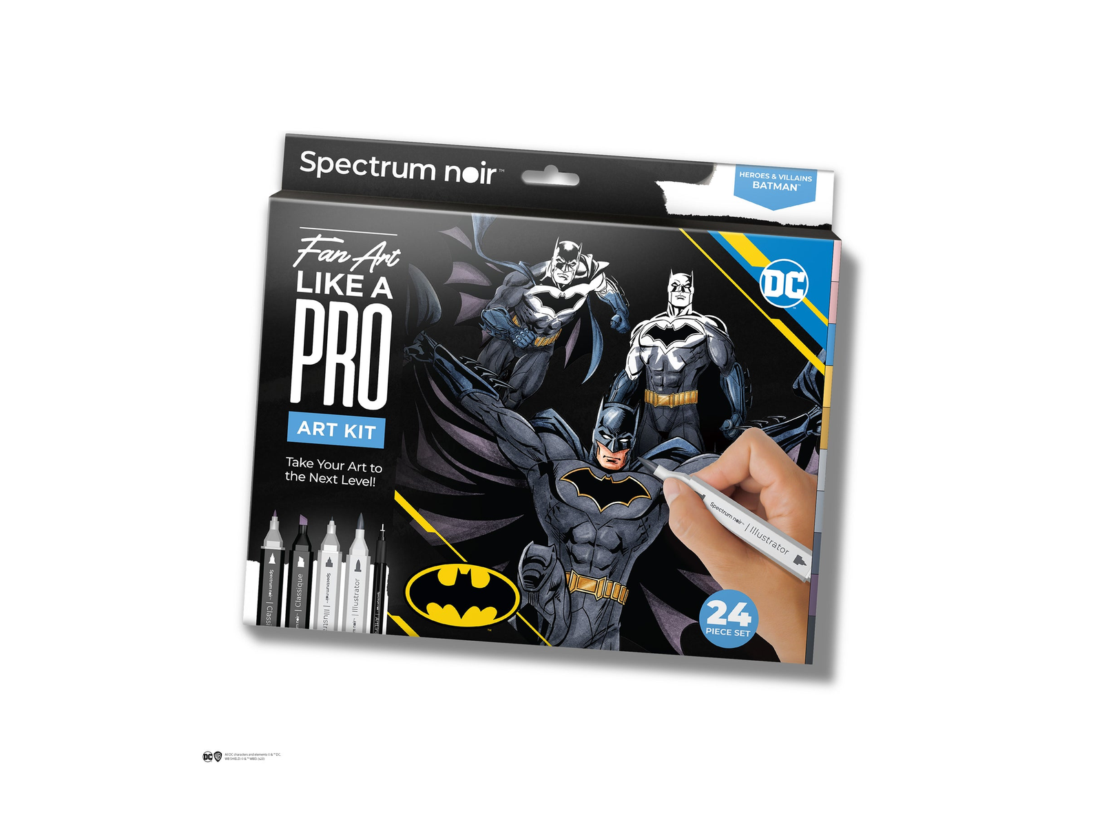 Batman Pro Fan Art Colouring Kit - Spectrum Noir