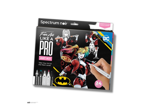 Harley Quin Pro Fan Art Colouring Kit - Spectrum Noir