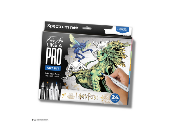 Magical Creatures Pro Fan Art Colouring Kit - Spectrum Noir