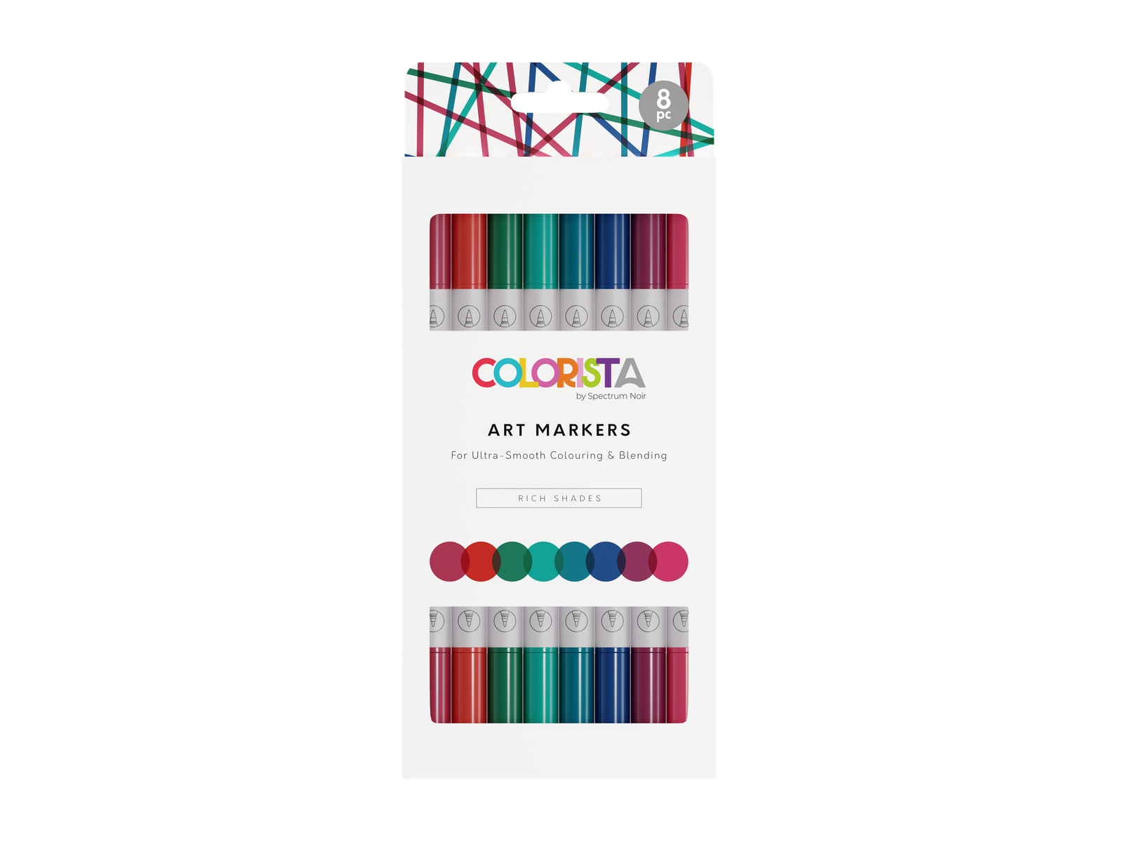 Colorista - Art Marker - Rich Shades 8pc