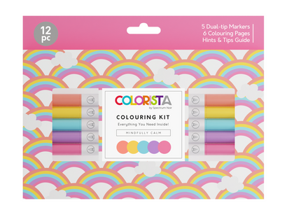 Colorista - Colouring Kit - Mindfully Calm 12pc