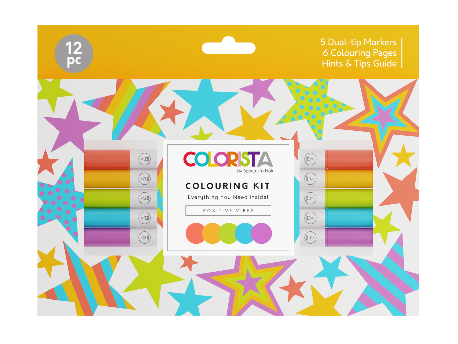 Colorista - Colouring Kit - Positive Vibes 12pc