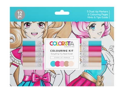 Colorista - Colouring Kit - Stars of Manga 12pc