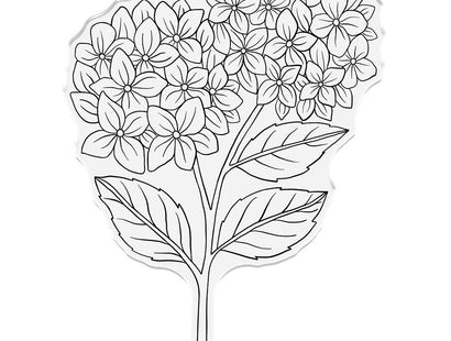 Nature's Garden - Hydrangea - Clear Acrylic Stamps - Hydrangea