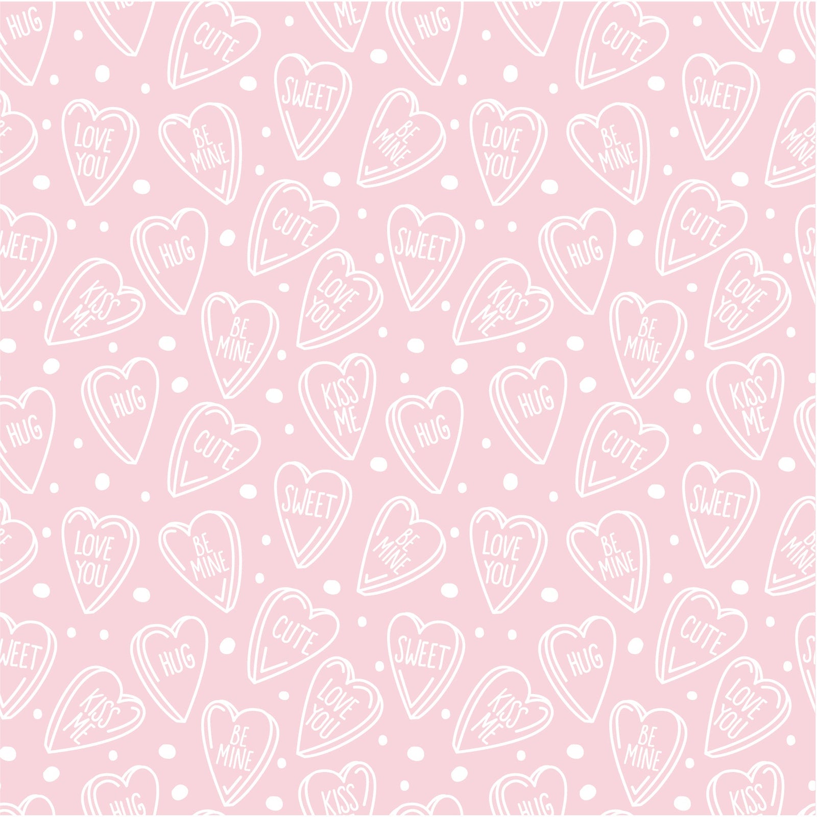 Crafters Companion 6” x 6” Paper Pad - Happy Valentines!