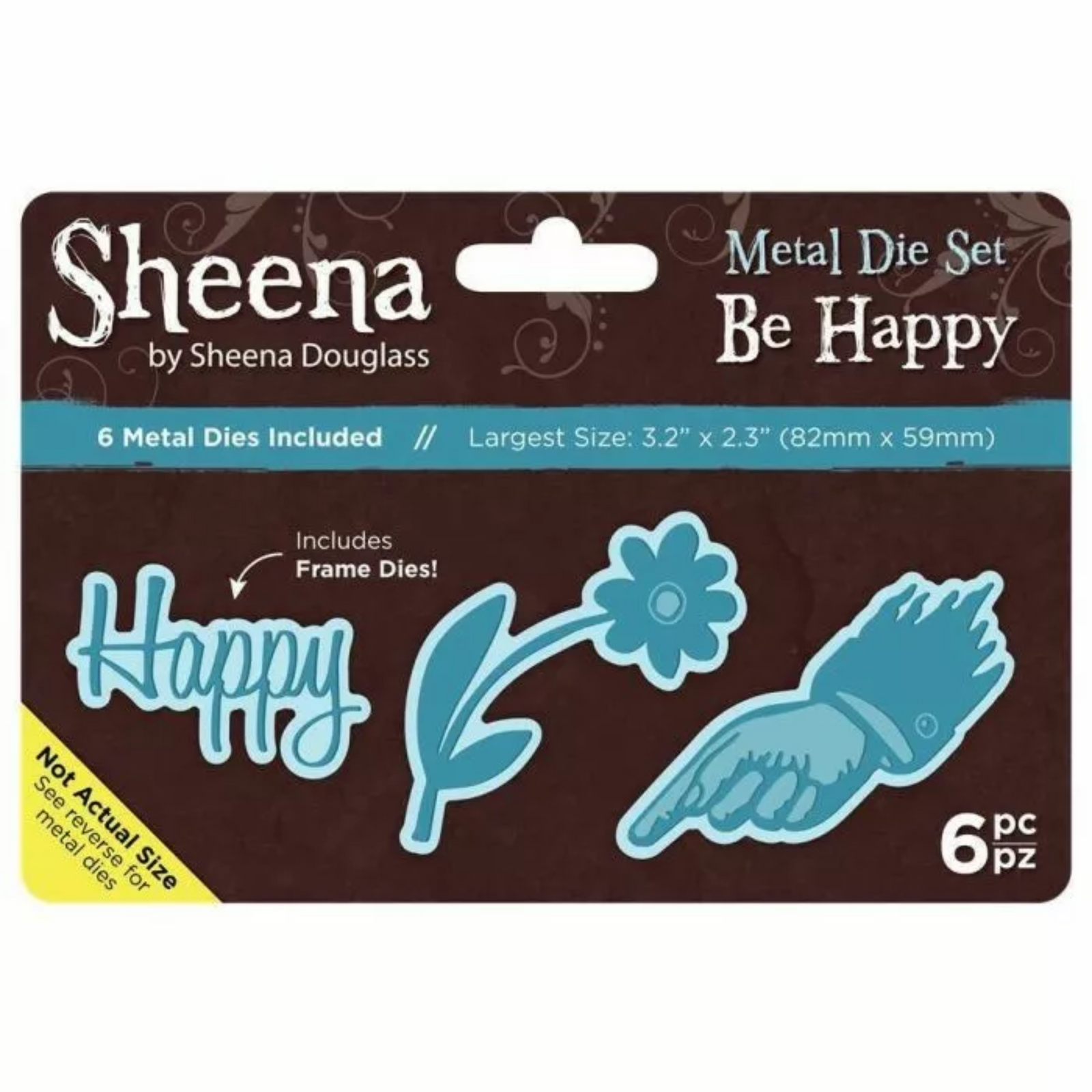 Sheena Douglass Metal Die Set - Be Happy