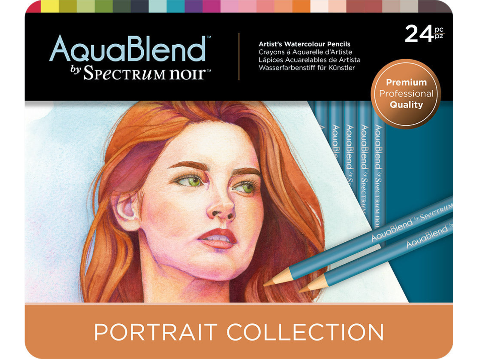 Spectrum Noir Aquablend Pencils (24PC) - Portrait with Debra Buddy Bag