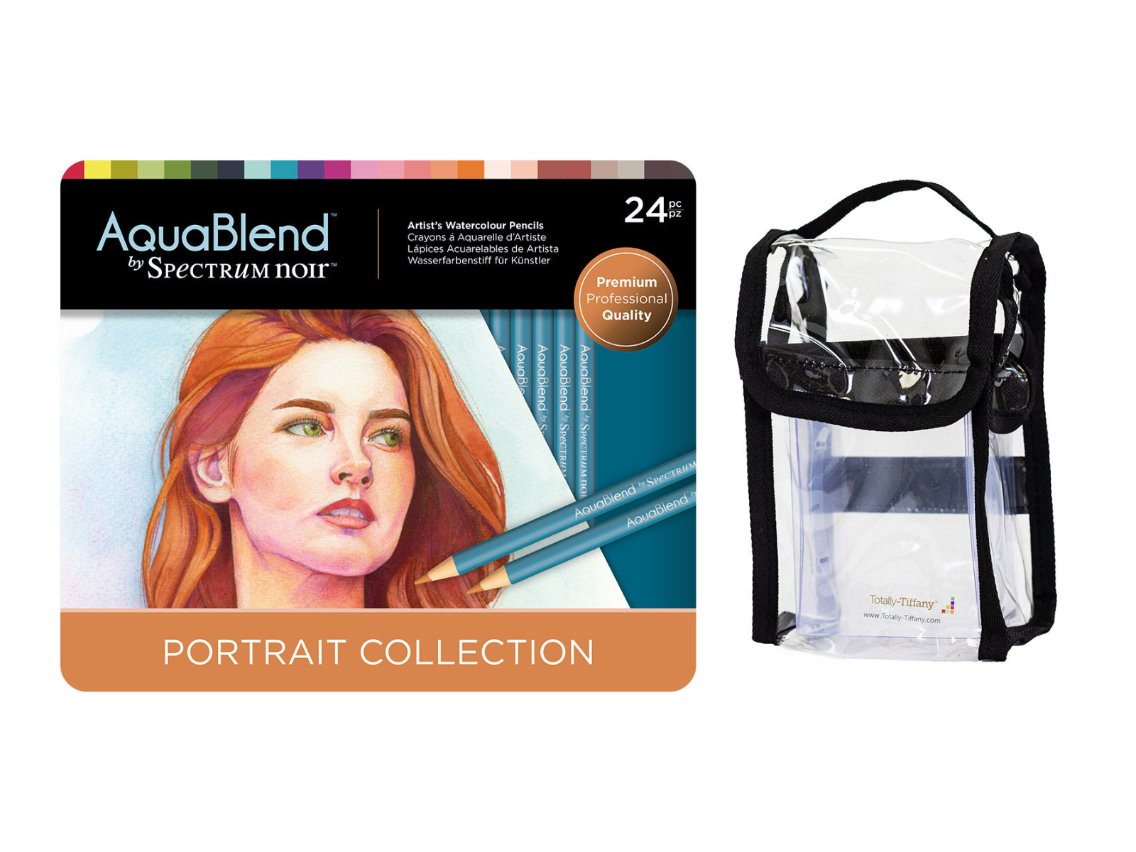 Spectrum Noir Aquablend Pencils (24PC) - Portrait with Debra Buddy Bag