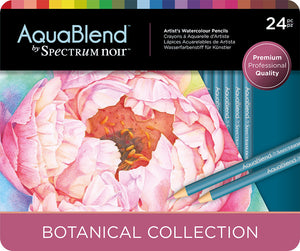 Botanical Aquablend Watercolour Pencil Set - 24 Pack - Spectrum Noir