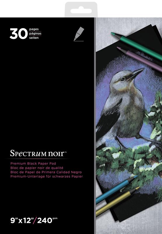 Spectrum Noir Premium Black Paper Pad 3pk