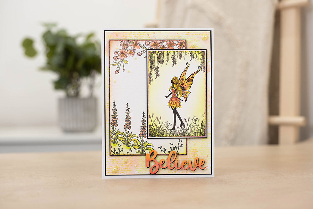 Crafter's Companion Clear Acrylic Stamp - Fairy of the Meadow