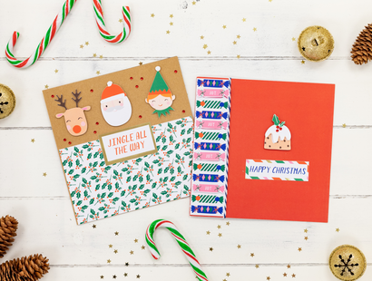 Christmas Characters Card Making Kit - Violet Studio