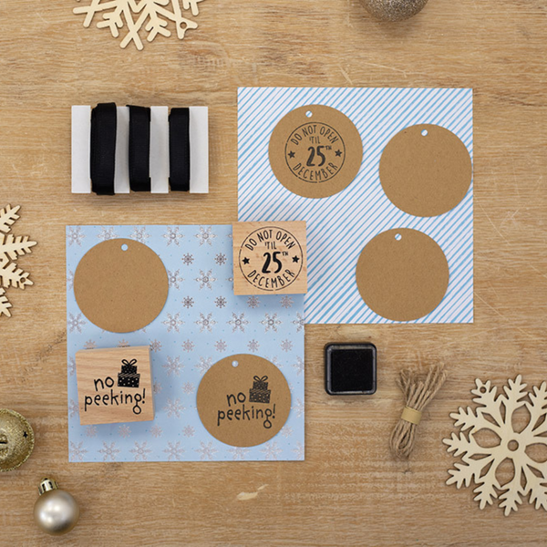 Make Christmas Kit Tag Making Kit - No Peeking - Violet Studios