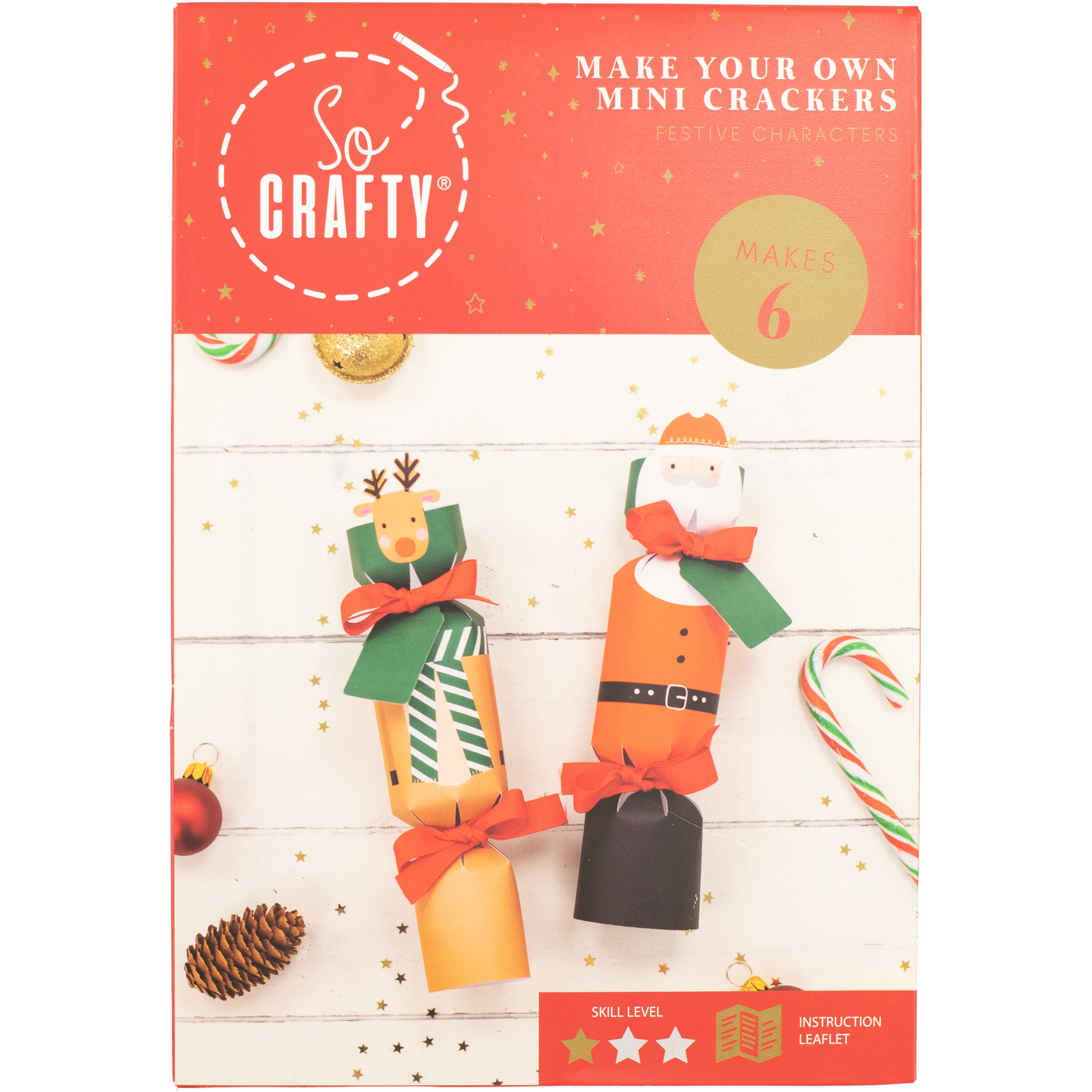 Christmas Cracker Crafting Kit - 6 Pack - Violet Studio