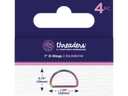 Threaders 1” D-Rings - Rainbow (4pc)