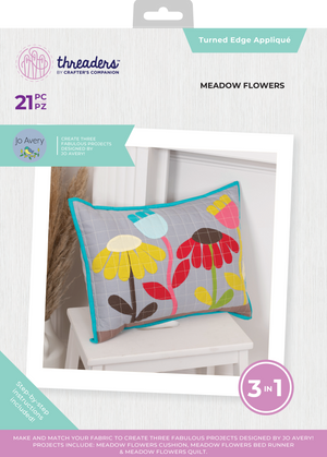 Threaders Turned Edge Appliqué Templates - Meadow Flowers