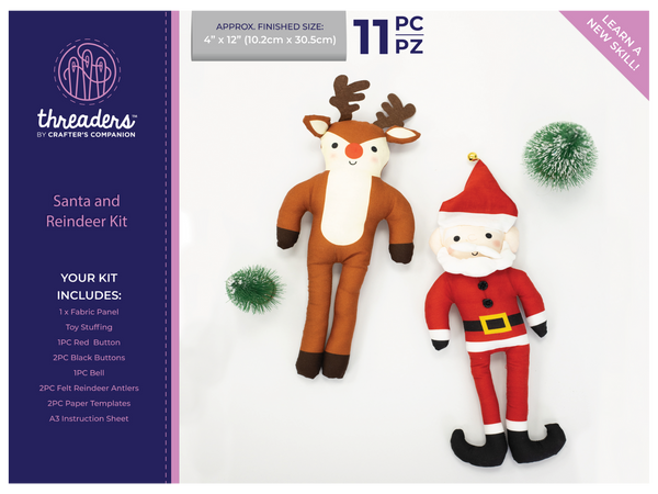 Threaders Christmas Fabric Panel Kit Collection