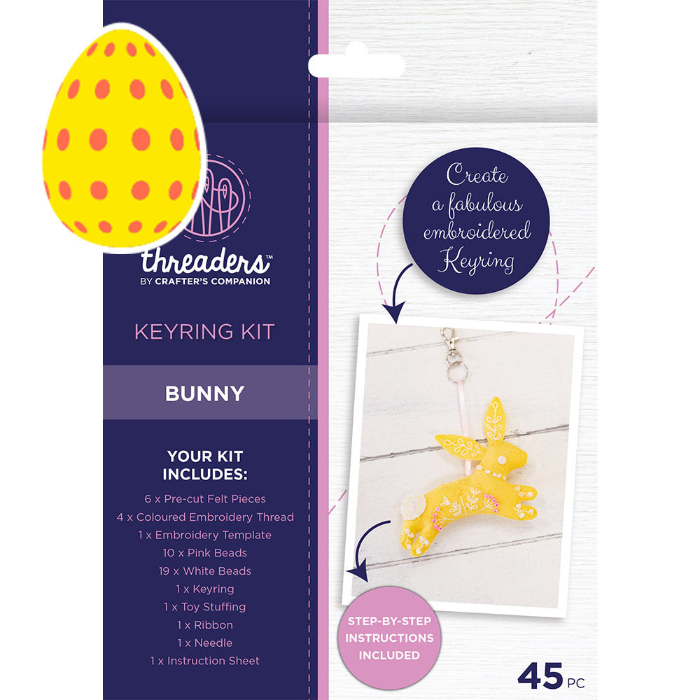 Threaders Keyring Kit - Bunny