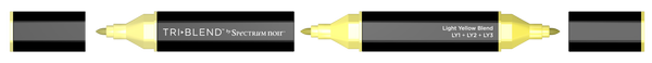 Spectrum Noir TriBlend Markers - Light Yellow Blend