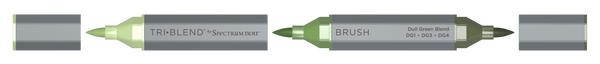 SN-TriBlend Brush-Dull Green Blend