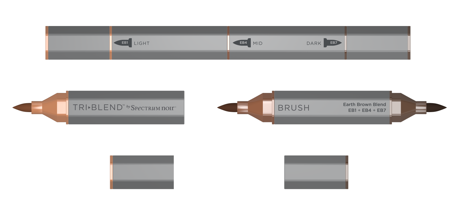 SN-TriBlend Brush-Earth Brown Blend