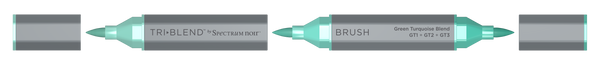 SN-TriBlend Brush-Green Turquoise Blend