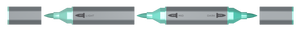 SN-TriBlend Brush-Green Turquoise Blend