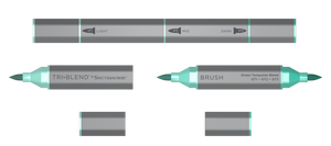 SN-TriBlend Brush-Green Turquoise Blend